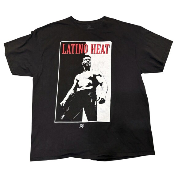 Vintage WWE Eddie Guerrero Latino Heat T-Shirt Wrestling WWF Size 2XL Retro Y2K - Picture 1 of 4